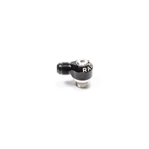 Radium V2 6AN ORB to 6AN Male Flare Low Profile Swivel Banjo Fitting