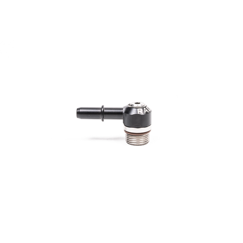 Radium V2 8AN ORB to 3/8" SAE Male EFI Quick Connect Low Profile Swivel Banjo Fitting