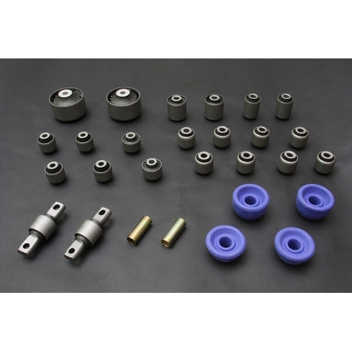 HARDENED RUBBER COMPLETE BUSHING KIT HONDA, ACCORD CL, YA1, CD3/4/5/6/7/9