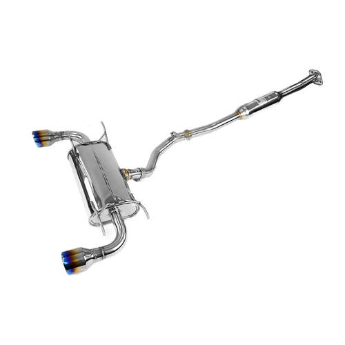 Invidia Q300 70mm Engine Back Exhaust w/PSR Unequal Headers - Subaru BRZ & Toyota 86 12-21, 22+ (6MT)