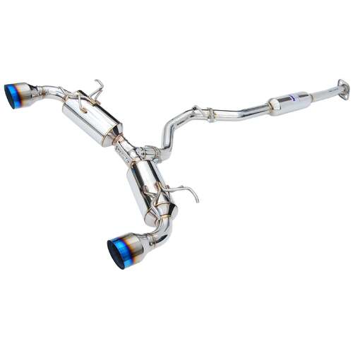 Invidia N2 70mm Engine Back Exhaust w/Invidia Equal Headers - Subaru BRZ & Toyota 86 12-21, 22+ (6MT)