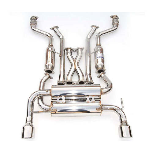 Invidia Gemini Cat Back Exhaust - Infiniti FX35 09-12 (3.5L V6)