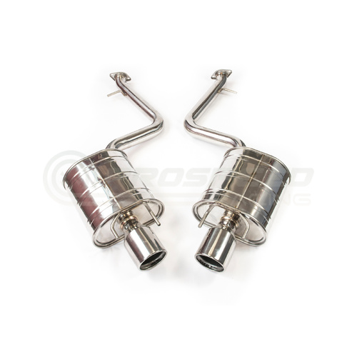 Invidia Q300 Diff Back Exhaust w/Stainless Rolled Tips - Lexus IS250 GSE30R 13-15/IS350 GSE31R 13-20