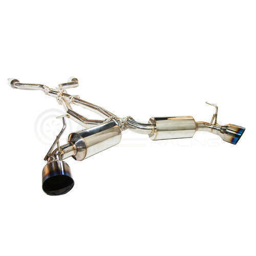 Invidia Dual N1 Cat-Back Exhaust - Straight Cut Polished Stainless Tips - Nissan Z "400Z" RZ34 22+