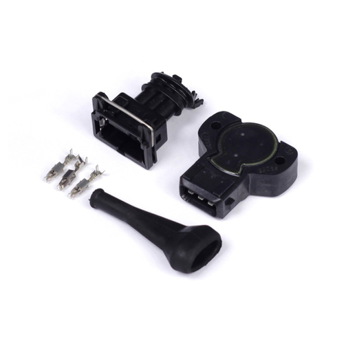 Haltech Throttle Position Sensor - Black CCW Rotation 8mm D-Shaft [HT-010404]