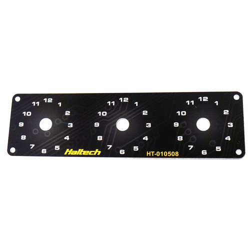 Haltech Triple Switch Panel Only  [HT-010508]