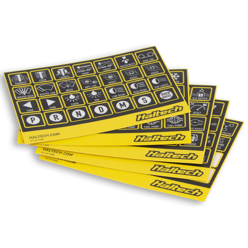 Haltech CAN Keypad Label Set  [HT-011500]