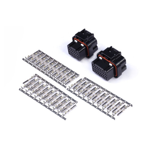 Haltech Plug and Pins Only - AMP 26 & 34 Pin 4 Row 3 Keyway Superseal Connector Set [HT-030001]