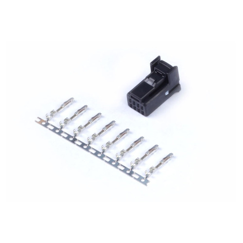 Haltech Plug and Pins Only - 8 Pin Black Tyco  [HT-030003]