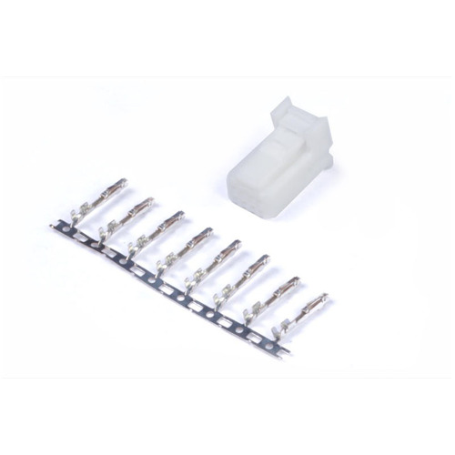 Haltech Plug and Pins Only - 8 Pin White Tyco  [HT-030004]