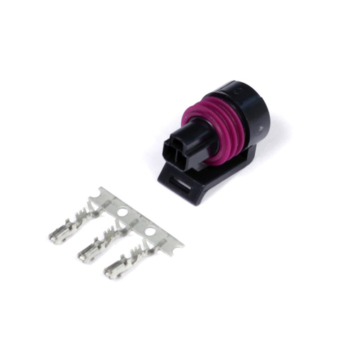 Haltech Plug and Pins Only - Delphi 3 Pin Pressure Sensor Connector [HT-030412]