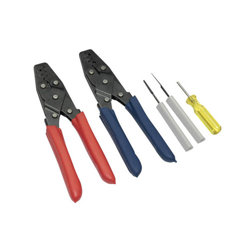 Haltech Dual Crimper Set Inc 3 pin removal tools [HT-070300]