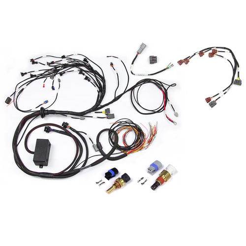 Haltech Elite 2000/2500 Terminated Engine Harness for Nissan RB Twin Cam with CAS harness and Series 1 (early) ignition type sub harness [HT-141230]