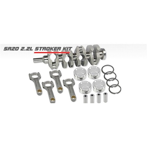 Nitto Stroker Kit NISSAN SR20 2.2L STROKER KIT (H-BEAM RODS / 86.5MM BORE) (NIT-STK-SR20H865)