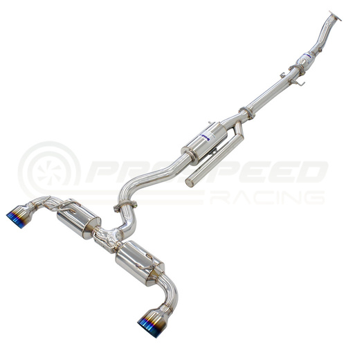 Invidia N2 O2 Back Exhaust w/Catless Front Pipe, Ti Tips fits Toyota Yaris GR XPA16R