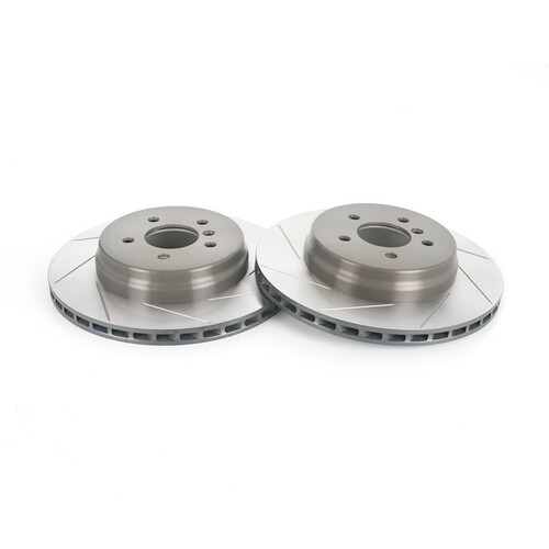 Paragon 2-piece Rotors Rear Pair 345mm x 24mm (13.58" x 0.94") - BMW M Performance / M Sport (185mm E-brake Drum)