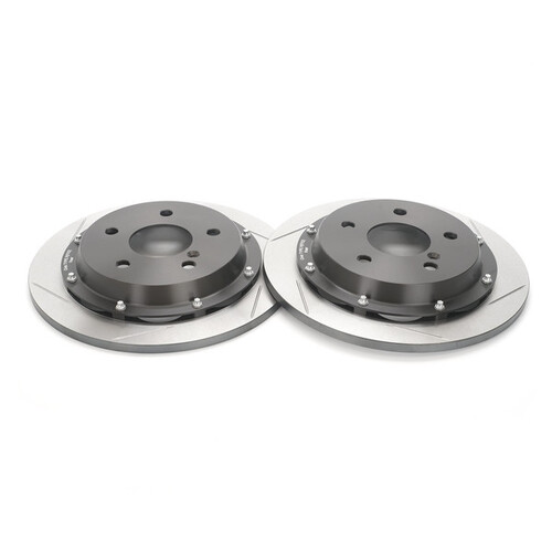 Paragon 2-piece Rotors Rear Pair 296mm x 11mm (11.65" x 0.43") - Honda Civic Type R FK2