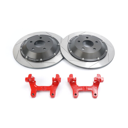 Paragon 2-piece Rotors Rear Pair 350x11mm - Honda Civic Type R FK8 / FL5 - Larger Rotor