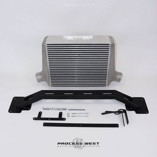 Process West 5" Stage 4 Intercooler Core Raw Finish - Ford Falcon XR6 Turbo FG