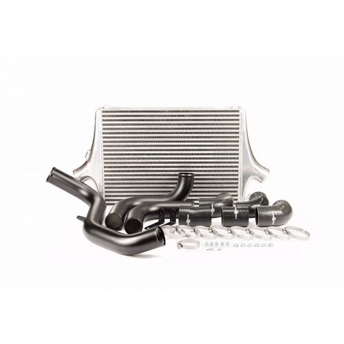 Process West Front Mount Intercooler Kit w/Silver Core, Black Piping for Ford Focus ST Mk3 LW/LZ [PWFMIC05]