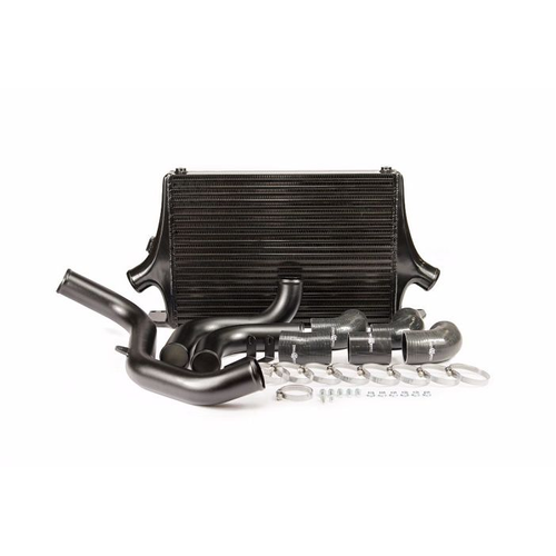 Process West Front Mount Intercooler Kit w/Black Core, Black Piping for Ford Focus ST Mk3 LW/LZ [PWFMIC05B]