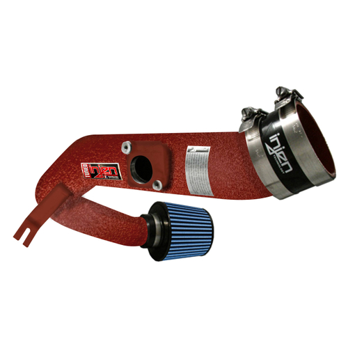 Injen RD Cold Air Intake System (Wrinkle Red) - 2002-2007 Subaru Impreza WRX H4-2.0L Turbo 