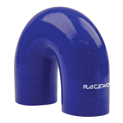 Raceworks 180Deg 3.25In (82mm) Blue (SHE-180-325BE)