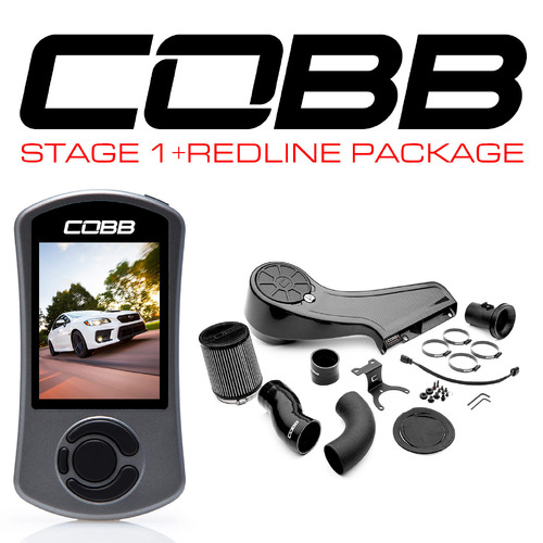 Cobb Tuning SUBARU AUSTRALIA STAGE 1 + REDLINE CARBON FIBER POWER PACKAGE WRX 2015-2121ADM Manual Only (SUB0040W1P-AU-RED)