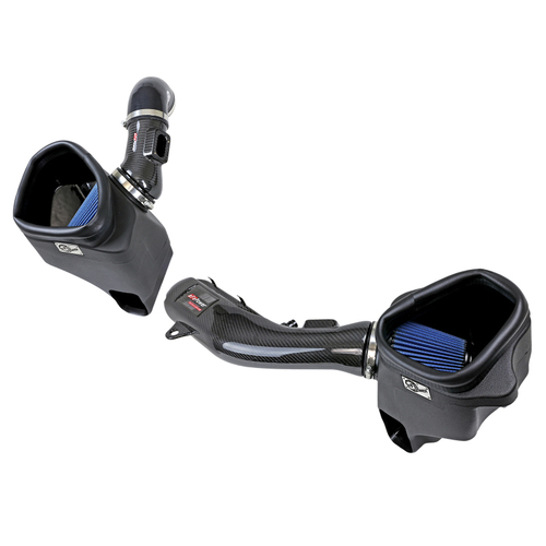 aFe Track Series Carbon Fiber Cold Air Intake System w/Pro 5R Filters - BMW M2 Competition (F87) 19-21/M3/M4 (F80/82/83) 15-20 L6-3.0L (tt) S55