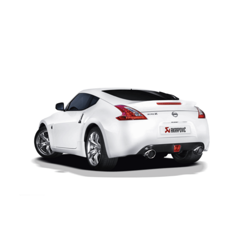Akrapovic Slip-On Line (SS) for Nissan 370Z with Carbon Fibre Tailpipes