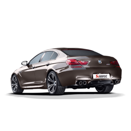 Akrapovic Evolution Line (Titanium) for M6 (F06) Gran Coupe with Carbon Tailpipes