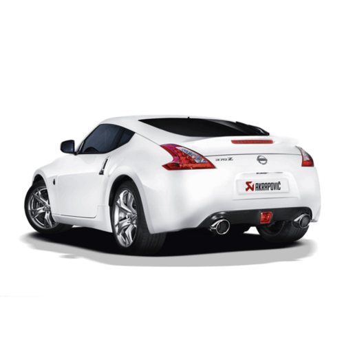 Akrapovic Evolution Line (SS) for Nissan 370Z with Carbon Fibre Tailpipes