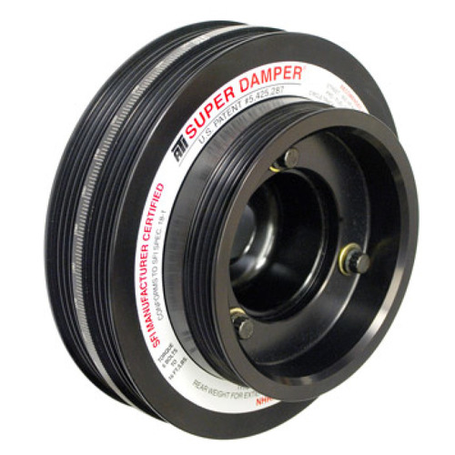 ATI Damper - 7.074in - Alum LW - fits Nissan L24 26 28 - w/Integral V-Belt Pulley - 3 Ring