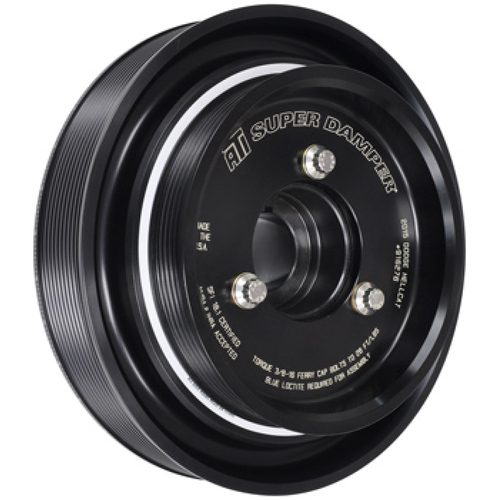 ATI Damper - 6.325in - Alum - 6 Grv - Dodge - 3.7 & 4.7 - V6 w/Bolt On Pulley - More Sizes Avail