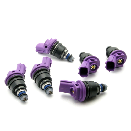 DeatschWerks 370cc/min Side Feed Injectors - 6 Pack  (for 300ZX 90-99/Skyline 93-98) [01J-00-0370-6]