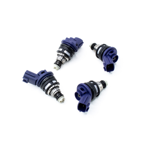 DeatschWerks 740cc/min Side Feed Injectors - 4 Pack  (for 200SX SR20DET 91-98) [01J-00-0740-4]