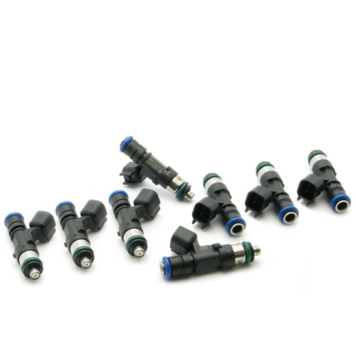 DeatschWerks 60 lb/hr Injectors - 8 Pack  (for Challenger Hemi 05-15/Mustang GT500 07-14) [17U-00-0060-8]