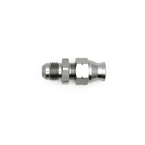 DeatschWerks 6AN Male Flare to 5/16" Hardline Compression Adapter w/Olive Insert [6-02-0108]