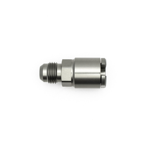 DeatschWerks 6AN Male Flare to 1/4" Female EFI Quick Connect Adapter [6-02-0120]