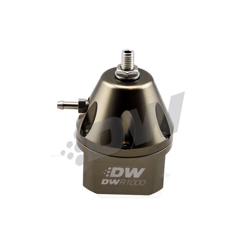 DeatschWerks DWR1000 Adjustable Fuel Pressure Regulator  (for -8AN Inlet/-6AN Outlet) - Titanium [6-1000-FRT]