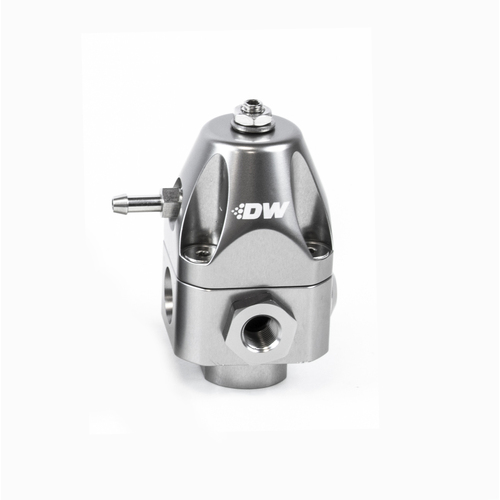 DeatschWerks DWR1000c Adjustable Fuel Pressure Regulator -6AN - Anodised Silver [6-1002-FRT]
