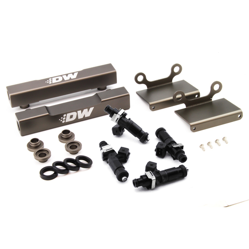 DeatschWerks Side Feed to Top Feed Fuel Rail Conversion Kit w/1200cc Injectors  (for STi/Liberty GT 04-06) [6-101-1200]