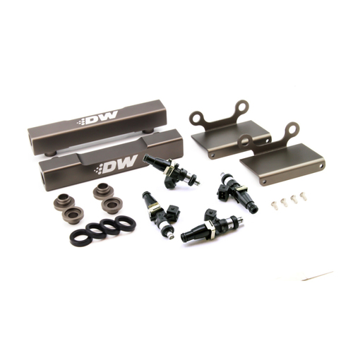 DeatschWerks Side Feed to Top Feed Fuel Rail Conversion Kit w/2200cc Injectors  (for STi/Liberty GT 04-06) [6-101-2200]