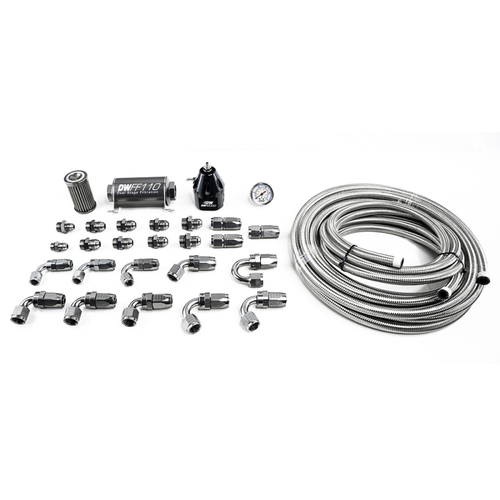DeatschWerks X2 Series -8AN CPE Plumbing Kit  (for Mustang 11-19) [6-603]