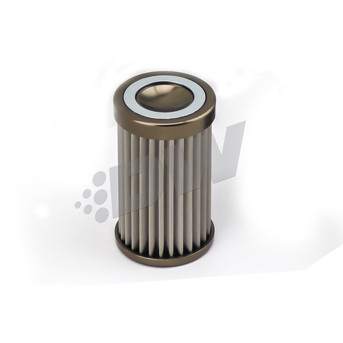 DeatschWerks Stainless Steel 10 Micron In-Line Fuel Filter Element to Suit 110mm Housing [8-02-110-010]