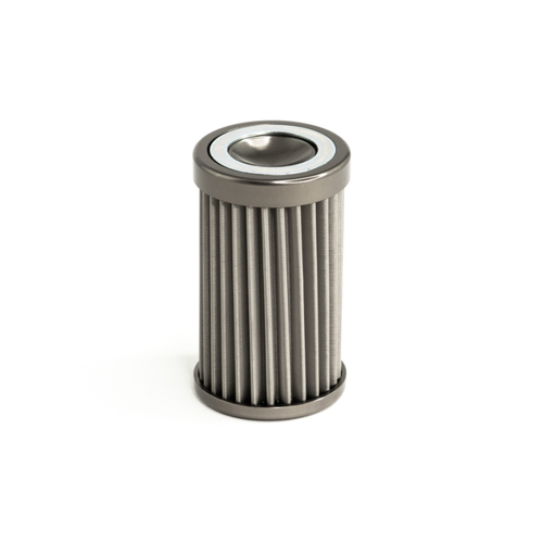DeatschWerks Stainless Steel 40 Micron In-Line Fuel Filter Element to Suit 110mm Housing [8-02-110-040]