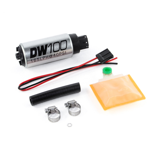 DeatschWerks DW100 165lph In-Tank Fuel Pump w/Install Kit [9-101-1000]