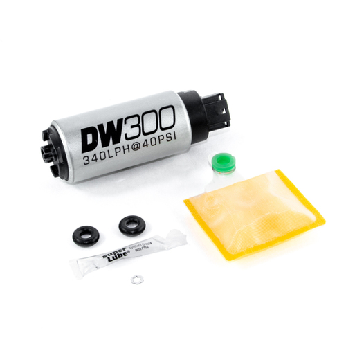 DeatschWerks DW300 340lph In-Tank Fuel Pump w/Install Kit  (for Evo 8-9) [9-301-0847]