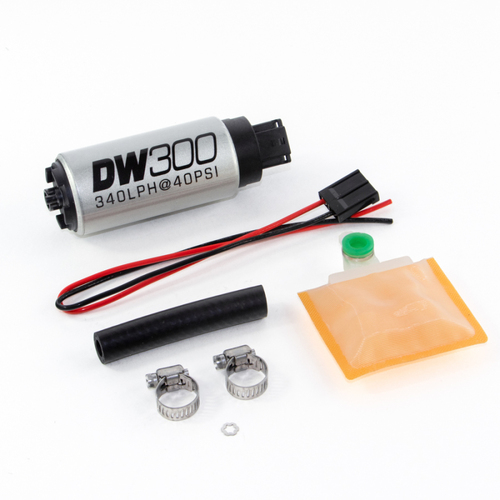 DeatschWerks DW300 340lph In-Tank Fuel Pump w/Install Kit [9-301-1000]