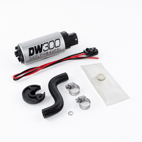 DeatschWerks DW300 340lph In-Tank Fuel Pump w/Install Kit  (for Mustang 85-97) [9-301-1014]
